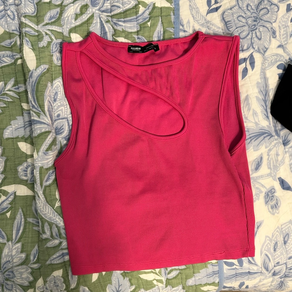 Pull&Bear Pink Sleeveless Top
